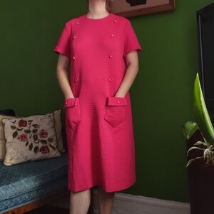 Vintage 60s Pink Dress